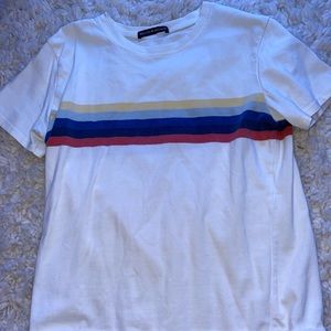 Brandy Melville Rainbow Graphic Tee